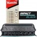 Makita E-16601 Набор ударных торцовых головок Impact Black 1/2", 8 предметов (8,10,12,13,14,17,19,21мм) 